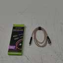 USB C to Type C LED Light Up RGB USB C Charging Cable,Fast Charging Cord for i-Phone 15 Pro Max Plus, iPad mini Pro Air and Galaxy Note Pixel etc(66W 3FT)