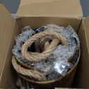 Fovths 4 Pack Huge Christmas Cow Bells Giant Hanging Metal Cone Bells Vintage Harmony Cow Bells with Rope for Christmas Garland Decor Xmas Tree Wind Chimes Crafts