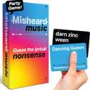 Lucky Egg The Original Misheard Music  Guess The Song or Artist with 500 Lyrical Nonsense Cards  Hilarious Music Games for Adults & Teens  Fun Family Card Games for Karaoke & Party Entertainment
