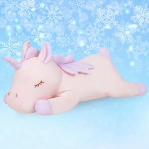 My OLi 24'' Unicorn Cooling Stuffed Animal Pillow Coolable Unicorn Plush Toys Gift for Kids Adults