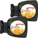 Ponpon Outdoor Faucet Cover for Winter, 6.3" W x 9" H Garden Faucet Socks for Freeze Protection, Reusable Waterproof Thickened Outside Yard Insulated Spigot Cover 4Pcs Pack of 2