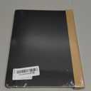 AHGXG Lined Spiral Journal Notebook, B5 Large Notebooks for Women Men, 140 Pages Hardcover Leather Notebook College Ruled, 100 GSM Paper, Notebooks for Work School Note Taking, 7.6" x 10", Black