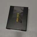 Airtag Wallet for Men, Mens Smart Wallet for Air Tag RFID Blocking, Minimalist Bifold Pop Up Aluminum Credit Card Case Holder 12+ Cards with ID Window, Gift for Men, No Airtag Included, Carbon Orange