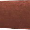 H.VERSAILTEX Velvet Stretch Individual Couch Cushion Cover Plush Cushion Slipcover for Loveseat Sofa Cushion Furniture Protector Seat Cushion Sofa Cover (1 Piece Sofa Cushion Cover, Rust)