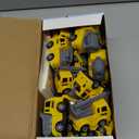 Jumlys Valentines Day Cards for Kids Classroom, 24 Packs Valentines Cards with Construction Vehicle Toys, Perfect Valentines Party Favors for Boys Girls, Ideal Kids Exchange Cards for School