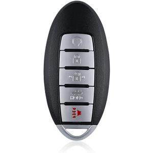 ABUDU fit for 2017-2020 Nissan Armada Smart Key Remote Key Fob 433MHz 46 Chip 5 Buttons Sedan No Logo FCC ID: CWTWB1U744 / CWTWB1G744