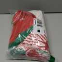 Floraltop 4 Pcs Women Christmas Elf Costume Set Santa's Helper Christmas Dress Elf Hat Striped Tights Shoes for Women (Medium)