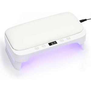 GAOY Professional UV Light for Nails, Nail Lamp with Hand Pillow for Arm Rest, 4 Timers Nail Dryer for Nails Tech Salon