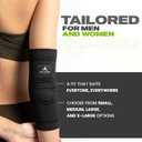 AVALANCHE Elbow Brace to Support Tendonitis, Joint, Golfers Elbow, & Tennis Elbow Relief & Recovery - Elbow Support Compression Sleeve (X-Large)