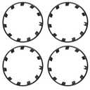 for Tesla Model Y 21 Inch Wheel Rim Protector Hubcaps Uberturbine Wheels Rim Cover Tire Trim Rings Matte Black 4Pcs Model Y Accessories