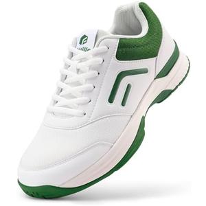 FitVille Extra Wide Pickleball Shoes for Men, Wide Tennis Shoes for Men, Hard Court, Clay Court, Racquetball, Squash, Breathable, Comfortable, Lightweight 13