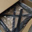 Linon Home Dcor Black X Back Counter Stool, 16" W x 17.91" D x 37.01" H