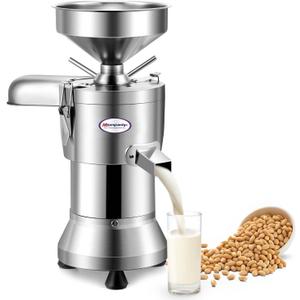 Moongiantgo Commercial Soy Milk Maker, Automatic Soybean Milk Maker For Soymilk, Tofu, Efficient Nut Milk Maker 25KG/H, 110V