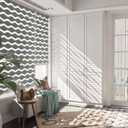 LazBlinds No Drill Cordless Zebra Blinds, 20" W x 48" H, Grey