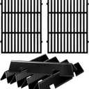 Spirit E310 7638 Grill Grates Flavorizer Bars Replacement Parts for Weber Spirit Grill Parts E-310 E-315 II E-310 E-325 E-335 E-330 S-310 S-330 II S-310 ES 320 Spirit 2 GS4 Grill Parts