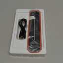 Wireless Meat Thermometer  Digital Cooking Thermometer with Wireless Probe  500Ft Remote Range Food Thermometer  with iOS & Android Read App -Preprogrammed Temperatures for BBQ, Oven, Grill (tangerine)