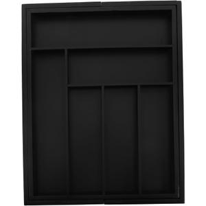 Cabilock Expandable Cutlery Drawer Vertical Storage Box Narrow Large Decorative Accessory Material Silverware Organizer