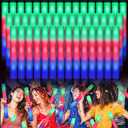 205 PCS Foam Glow Sticks, Bulk Glow Sticks with 3 Modes Colorful Flashing, LED Light Stick, Glow in Dark Party Supplies for Wedding, Raves, Birthday, Christmas, New Year