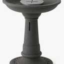 VIVOHOME Solar Bird Bath with Fountain, Battery System, Dark Stone Gray
Built-in Reservoir, Weather-Resistant ABS, Dual Filtration System, for Outdoor/Garden, Bird-Friendly, 20-Inch Bowl