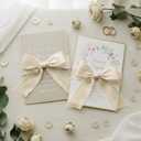 Suncalla 30 Yards Shimmery Chiffon Silk Ribbons for Xmas Tree Decoration Wedding Decor Invitations Bridal Flower Bouquets Gift Wrapping DIY Crafts(Champagne Gold)