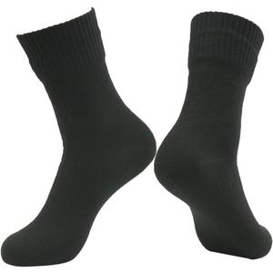 RANDY SUN Waterproof Breathable Socks, [SGS Certified] Unisex Novelty Skiing Trekking Hiking Wading Trail Socks, 1 Pair Midcalf Black L