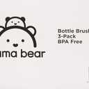 3 x Amazon Brand - Mama Bear Bottle Brush (Pack of 3), White