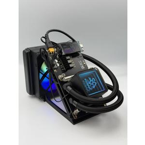 NerdQaxe++ Rev 6.1 Hydro 6 TH/s - SH-256 | 16.5J/TH High Efficiency, 100W Low Power, Quiet, 2.4G WiFi - Open Source Crypto Machine for BTC Solo Mining