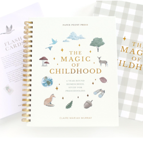 The Magic of Childhood: A 52 Week Christian Homeschool Curriculum for Preschoolers | Weekly Units, Flashcards and Devotionals | Ages 3-5