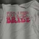 Man I Feel Like A Bride Shirt Women Bacheloreette Party Tshirts Oversized Wedding Vacation Tops