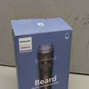 Norelco Philips 100% Waterproof Beard Trimmer 3000 Series with Self-Sharpening Blades, 40 Adjustable Beard Trimmer Length Settings & Two Lift&Trim Combs, USB Charging, BT3620/40 (Black)