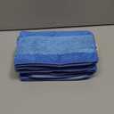 6 Pack Microfiber Cleaning Pads are Compatible with Bona Mop,18 Inch Replaceable Mop Pad Refill,Washable & Reusable Blue Microfiber Mop Pads for Hardwood and Hard-Surface Floors