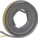 Frost King P D-Section Cinta autoadhesiva de goma para sellar, 5/16" W, 1/4" T, 17 pies de largo, gris