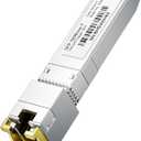 Cable Matters 10GBASET SFP+ to RJ45 Copper Ethernet Transceiver Module for Cisco, Ubiquiti, TPLink, Netgear, DLink, MikroTik, and Supermicro Equipment