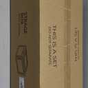 Storage Bins with Lids, 6 Pack Clear Plastic Storage Containers with Magnetic Acrylic Door, 19 Qt Stackable Storage Box for Home,Office Organizing