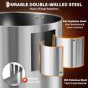 Garvee 70 Cup Commercial Coffee Urn, 10L Stainless Steel