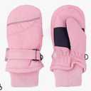 F Flammi Toddler Kids Snow Mittens with String Waterproof Ski Mittens Thinsulate Winter Gloves for Baby Girls Boys