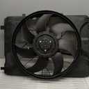621-373 Radiator Cooling Fan Fit for Mercedes-Benz C230 C250 C300 C350 C63 AMG E250 E300 E350 E400 E550 GLK250 GLK350 SLK250 SLK350 Replacement Radiator Fan Assembly 2045000293 2049066802