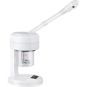 Facial Steamer Nano Ionic Face Steamer with Extendable Arm, Portable Facial Steamer, Rotating Nozzle Esthetician Vapor Face Steamer