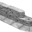 Emsco Group 2032HD Bedrocks Trim-Free Gray, 20 Feet Natural Stacked Slate Design Garden Lawn Edging