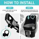 Golf Push Cart Cup Holder Compatible with Clicgear, Sun Mountain, Bagboy and More. Golf Push Cart Accessories- Large Size