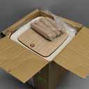 WanWanKa Mini White Plastic Trash Can, 2.6 Gallon Capacity, Slim Design, AntiOdor, Easy to Clean, Suitable for Any Place