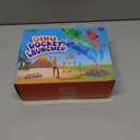 Dinosaur Rocket Launcher for Kids - Launch Up to 100 Ft, 8 Rockets and 2 Pads for Multi-Player, Dinosaur Toys, Birthday Gift Ideas, for 3 4 5 6 7 Year Old Boys, Outdoor Outside