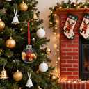 2 x Funny Christmas Ornament 2025  Silly ELF Poop Ornament for Christmas Tree, Hilarious Novelty Christmas Ornaments, Shatterproof White Elephant Gifts for Adults, Coworker Gag Gift Decor (Yellow & Brown)