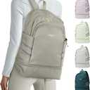 coofay Gym Backpack For Women Waterproof Backpack With Shoe Compartment Lightweight Travel Backpack Sports Backpacks Large Gym Bag, Light Brown