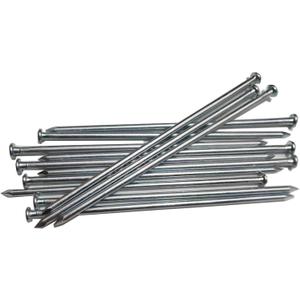 Metal Stakes, 10 Inch 50Pcs Galvanized Landscape Spikes,Garden Nails for Turf,Weed Barriers,Tent and More (50, Silver)