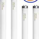 Konideke T12 Fluorescent Tube Light Bulb 20 Watt Daylight, F20T12/D Replacement for 79042 F20T12/SUN/ECO F20T12/D/ECO 273284 F20T12/D/ALTO 1100 Lumen G13 Base, 24 Inch 4 Count