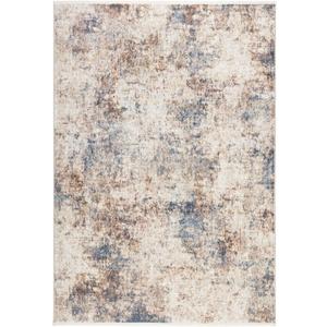 Town & Country Everyday Rein Abstract Cloud Everwash® Washable Area Rug with Non-Slip Backing, Pet Friendly Rug, Brown/Beige, 5'2"x7'2"