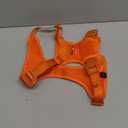 No Pull Dog Harness for Small Medium Large Dogs - Adjustable 2 Layer Mesh Dog Vest with Dual Clip, Escape Proof, Quick Release, Lightweight Breathable Mesh for Walking Hiking (Orange,M) (M(Neck:18.5-25.6",Chest:20.9-30.7"))