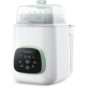 Momcozy KleanPal Pro All-in-One Bottle Washer, Sterilizer & Dryer - White | 9 Cleaning Modes Baby Bottle Washer for Bottles, Pump Parts & Baby Essentials, Time-Saving & Hands-Free, 26 Spray Jets