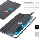 ProCase Smart Case for iPad mini 1 2 3(Model: A1432 A1454 A1455 A1489 A1490 A1491 A1599 A1600), Slim Lightweight Stand Cover with Translucent Frosted Back Support Auto Sleep/Wake -Grey